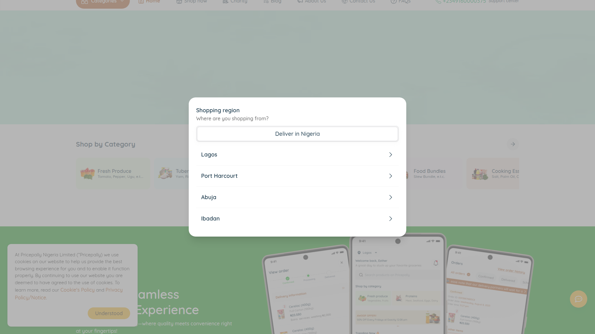 PricePally - Online Grocery Platform