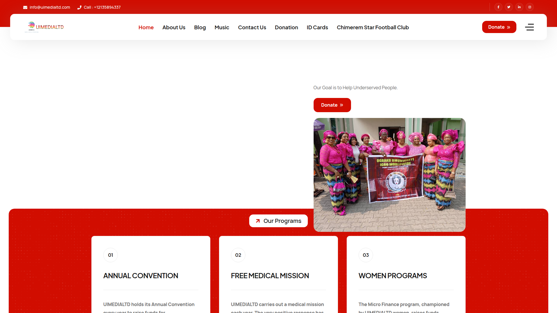 UiMedia Ltd - Charitable Organization